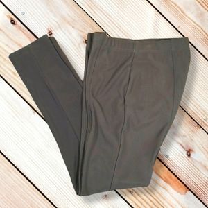 Vintage Tribal Women's Pants Size M Stretchy Hi-Rise Pull-on Espresso Colour